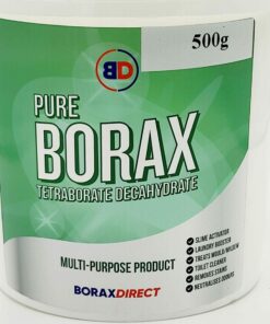 Borax Powder 0.5Kg / 500g Multipurpose Household Cleaner Slime Activator 99.99% Pure
